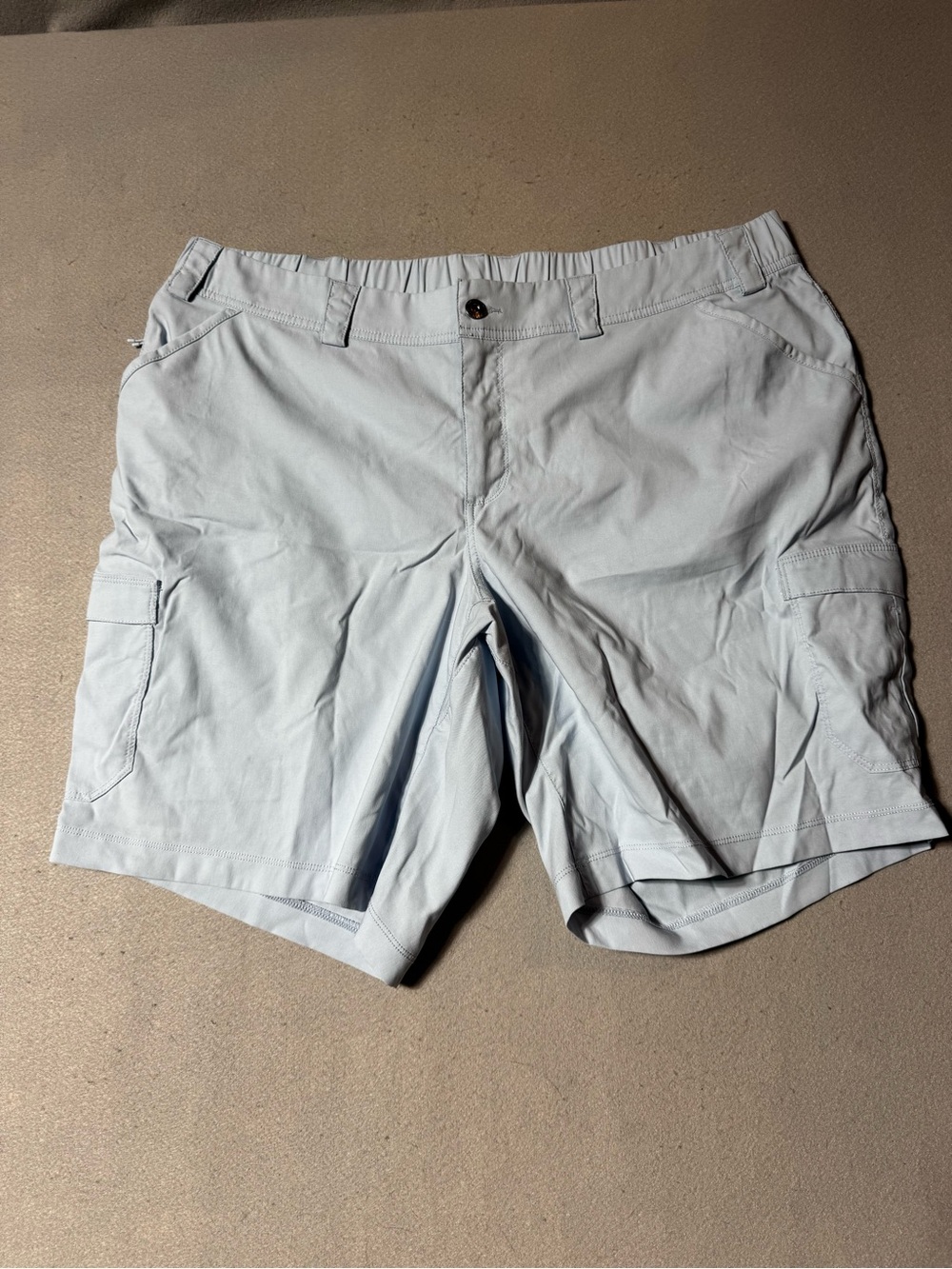 Duluth Trading Co Light Blue Women’s Cargo Shorts 20W